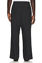 view 3 of 5 Pleat Front Drawstring Pant in Vintage Black