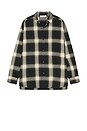 view 4 of 4 CAMISA BUTTON in Iron Grey Plaid