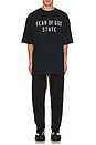 view 5 of 5 Heavy Crewneck Tee in Black