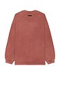 view 2 of 5 Heavy Longsleeve Tee in Crimson