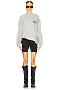 view 5 of 5 Jersey Long Sleeve T-Shirt in Light Heather Gray
