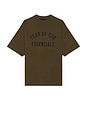 view 1 of 5 Jersey Crewneck Tee in Olive