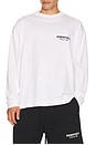 view 3 of 4 Classic Fit Long Sleeve Tee in Bright White