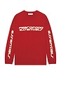 view 5 of 6 90'S Long Sleeve Tee in Crimson