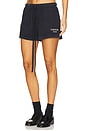 view 3 of 6 Drawstring Mini Short in Black
