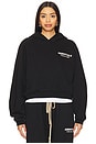 view 1 of 6 Cropped Hoodie in Black