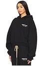 view 2 of 6 Cropped Hoodie in Black
