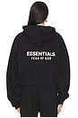 view 3 of 6 Cropped Hoodie in Black