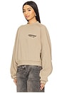 view 2 of 6 Cropped Crewneck Sweatshirt in Desert Sand