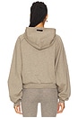 view 3 of 5 Cropped Hoodie in Heather Gray