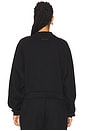 view 3 of 5 Cropped Crewneck Sweatshirt in Black