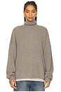 view 1 of 5 Turtleneck Sweater in Heather Gray