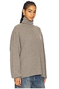 view 2 of 5 Turtleneck Sweater in Heather Gray
