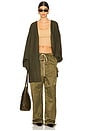 view 1 of 4 Long Cardigan in Military