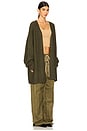 view 2 of 4 Long Cardigan in Military