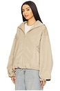 view 4 of 7 Hooded Bomber Jacket in Desert Sand