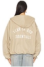 view 5 of 7 Hooded Bomber Jacket in Desert Sand