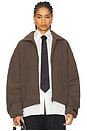 view 2 of 7 Bomber Jacket in Brown