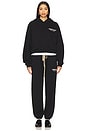 view 5 of 6 Fleece Jogger in Black