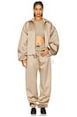view 5 of 6 Satin Jogger in Desert Sand