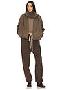 view 5 of 6 Brushed Jogger in Brown