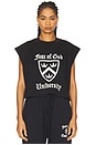 view 1 of 4 Cropped Muscle T-Shirt in Black