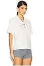 view 2 of 5 Short Sleeve Polo Top in Shell