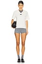 view 4 of 5 Short Sleeve Polo Top in Shell