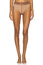 view 1 of 1 Shelina 12 Ultra Transparent Shimmer Tights in Espresso