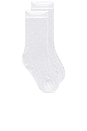 view 1 of 2 Dot Ankle Socks in White