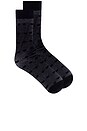 view 3 of 4 Dot Sock in Black