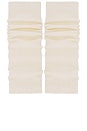 view 1 of 2 Needlepoint Leg Warmer in Off White