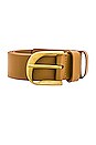 view 3 of 3 Twist Buckle Belt in Cuoio