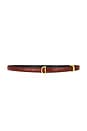 view 1 of 3 Petit Crescent Belt in Tobacco