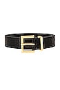 view 3 of 3 Square Buckle Belt in Black