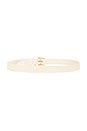 view 2 of 3 Twist Buckle Belt in Bone