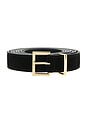 view 3 of 3 The Double Wrap Belt in Black