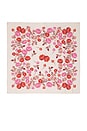 view 2 of 3 x Alexandra Leclerc The Lucky Silk Scarf in Cream Multi