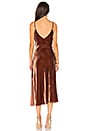view 3 of 3 V Neck Slip Dress in Spice