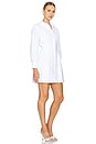 view 2 of 4 Pleated Shirt Dress in White
