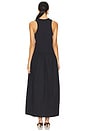 view 3 of 3 Vestido regata decote nadador in Black