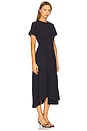 view 2 of 3 The Gathered Dress in Navy