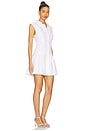 view 2 of 3 The Linen Day Dress in White