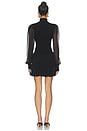 view 3 of 3 Sheer Sleeve Dress in Black