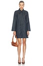 view 1 of 3 MINIVESTIDO RECTO THE DENIM TUXEDO DRESS in Rinse