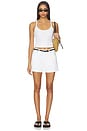 view 5 of 6 The Long Hang Short in White