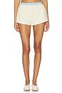 view 1 of 6 x Alexandra Leclerc The Monte Carlo Sweatshort in Cream Multi