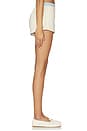 view 3 of 6 x Alexandra Leclerc The Monte Carlo Sweatshort in Cream Multi