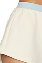 view 6 of 6 x Alexandra Leclerc The Monte Carlo Sweatshort in Cream Multi