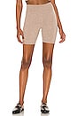 view 1 of 4 Cashmere Bike Shorts in Mushroom Heather